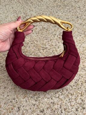 JW PEI Orla Weave Handbag - Claret